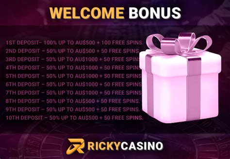 ricky casino bonus